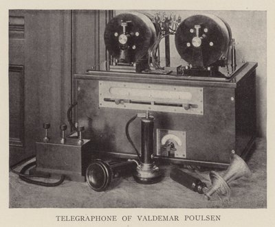 Telegraphone of Valdemar Poulsen by American Photographer