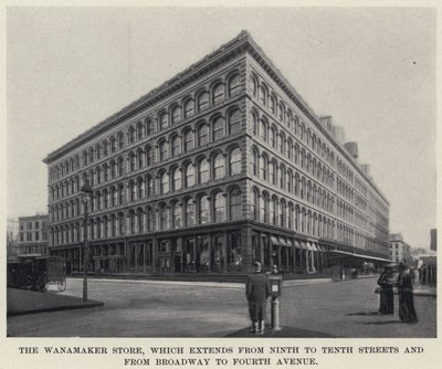 The Wanamaker Store, which extends from Ninth to Tenth Streets and from Broadway to Fourth Avenue by American Photographer