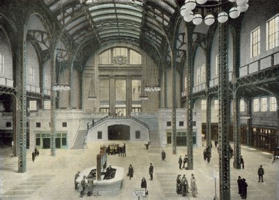 Train Concourse, Chicago Union Station by American Photographer