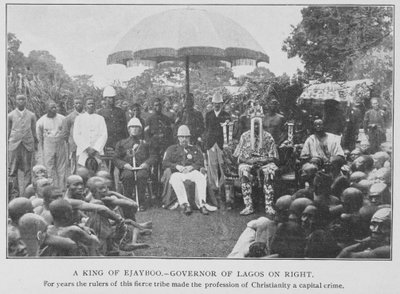 A King of Ejayboo and the Governor of Lagos, illustration from 
