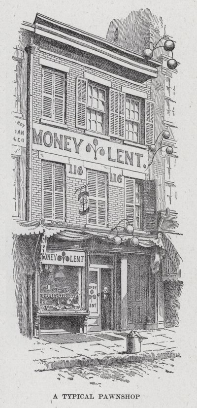 A Typical Pawnshop by American School