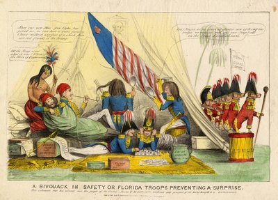 A Bivouack in Safety, or, Florida Troops Preventing a Surprise by American School