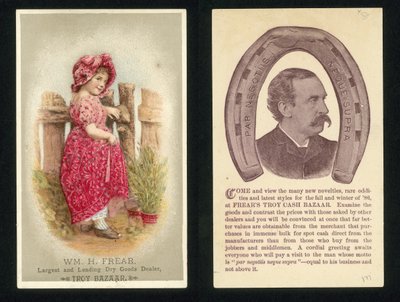 Advertisement for William H Frear