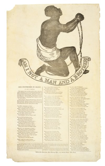 Am I Not a Man and a Brother?, c. 1837 by American School