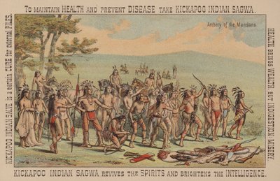 Archery of the Mandans by American School