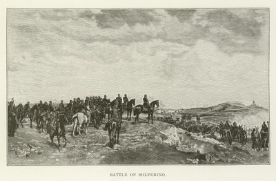 Battle of Solferino by American School