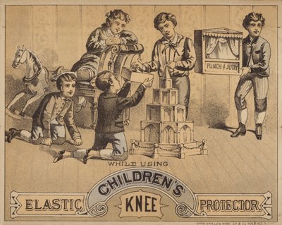 Children Kneeling on Floor Playing with Toys by American School