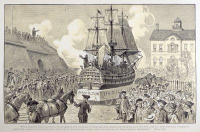 Congressional Parade and Celebration, c.1790 by American School
