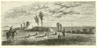 Crest of Pine Mountain, Where General Polk Fell, June 1864 by American School