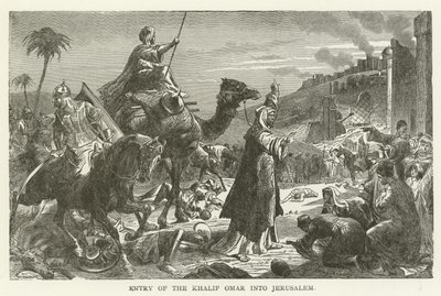 Entry of the Khalif Omar into Jerusalem by American School
