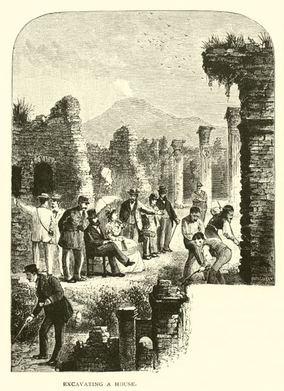 Excavating a House by American School
