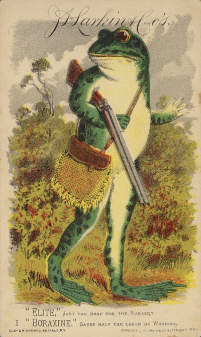 Frog with Shotgun and Satchel by American School