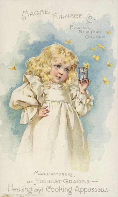 Girl with Egg Timer by American School