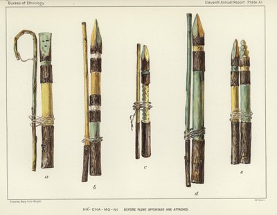 Ha-Cha-Mo-Ni - Before Plume Offerings Are Attached by American School