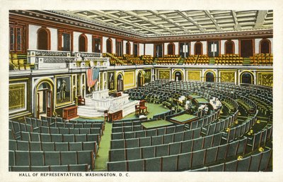 Hall of Representatives, Washington DC, USA by American School