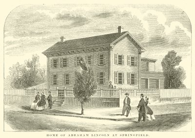 Home of Abraham Lincoln at Springfield by American School