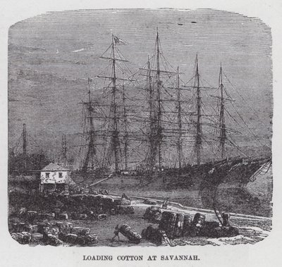 Loading Cotton at Savannah by American School