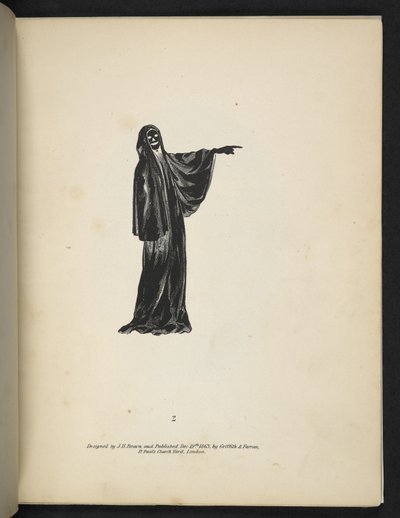 A Ghost in Black, from Spectropia by American School