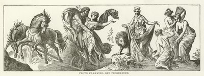 Pluto Carrying Off Proserpine by American School