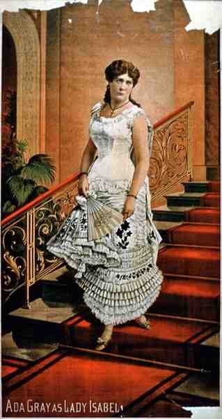 Portrait of Ada Gray as Lady Isabel by American School