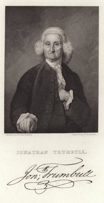 Portrait of Jonathan Trumbell by American School