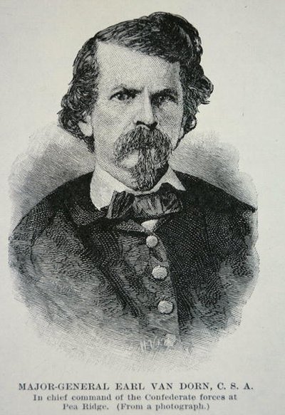 Portrait of Major General Earl Van Dorn by American School