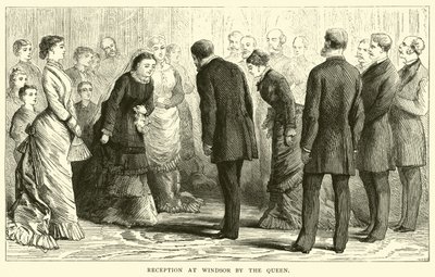 Reception at Windsor by the Queen by American School