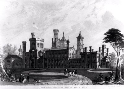 Smithsonian Institution from the South West, from 