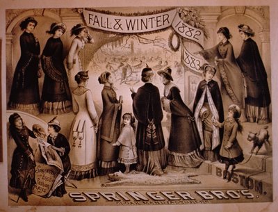 Springer Brothers, Boston, Fall and Winter Collection, 1882-83 by American School