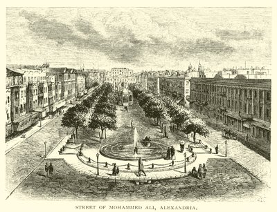 Street of Mohammed Ali, Alexandria by American School