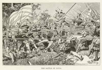 The Battle of Pavia by American School