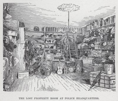 The Lost Property Room at Police Headquarters by American School