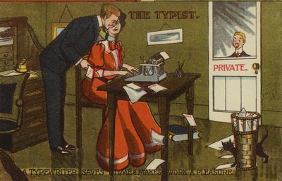 The Typist - a typewriter saves time and makes work a pleasure by American School