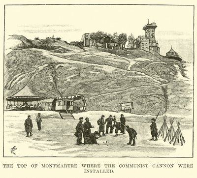The top of Montmartre where the Communist cannon were installed by American School