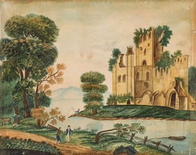 View of a Castle by American School