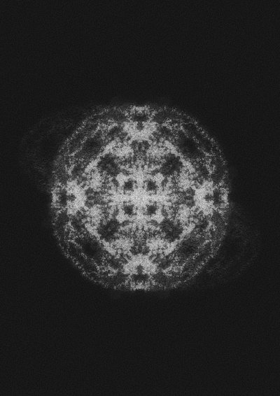 Glowing Abstract Orb by Amy Louise Baker