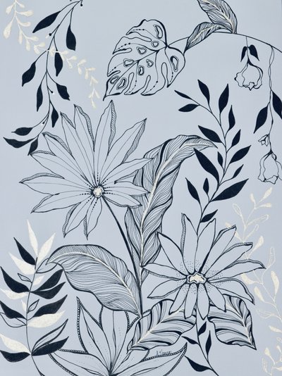 Serene Tropical Foliage by Amy Tieman