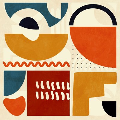 Squares Colorful 1 by Ana Rut Bre