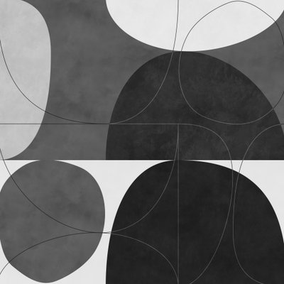 Shapes BW 1 Copy by Ana Rut Bre