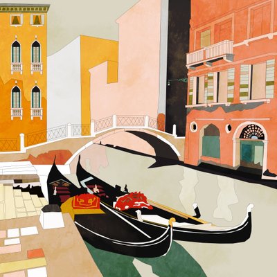 Venice Gondolas by Ana Rut Bre