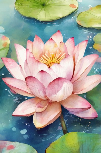 Water Lily 4 by Anda Bieza