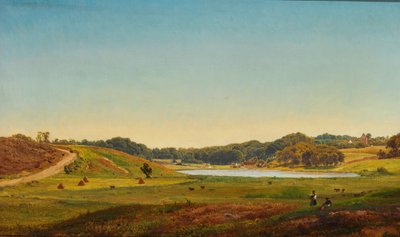 Danish Harvest Landscape by Anders Christian Lunde