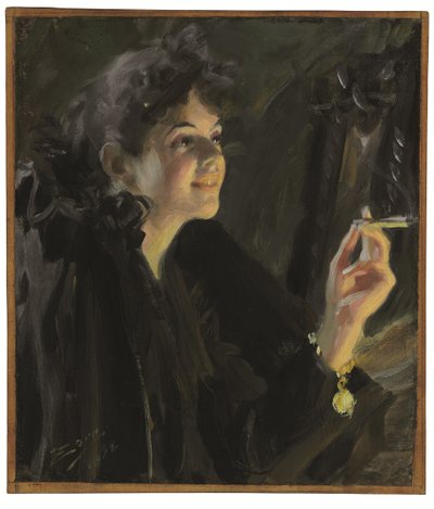 The Cigarette Girl by Anders Leonard Zorn