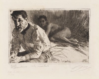 Augustus Saint-Gaudens by Anders Zorn