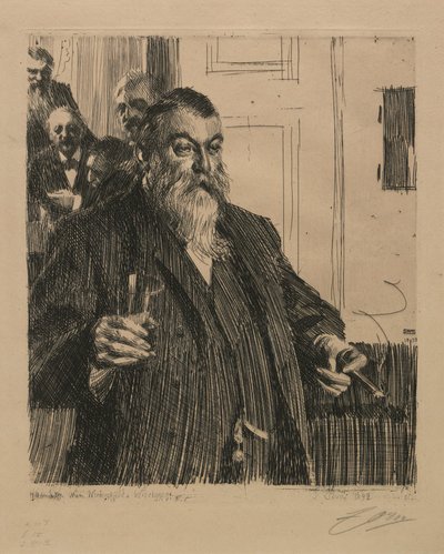 A Toast in Idun II by Anders Zorn