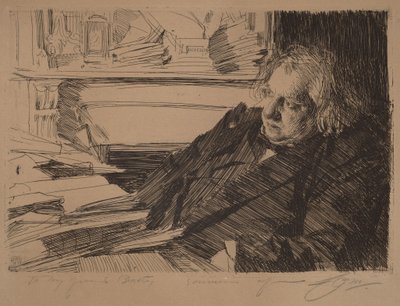 Ernest Renan by Anders Zorn
