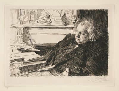 Ernest Renan by Anders Zorn