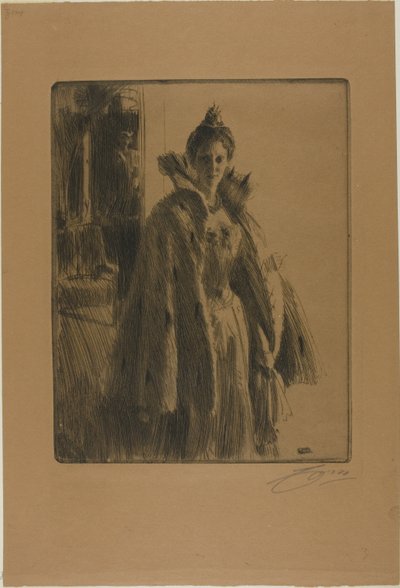 H. R. H. Princess Ingeborg of Sweden II by Anders Leonard Zorn