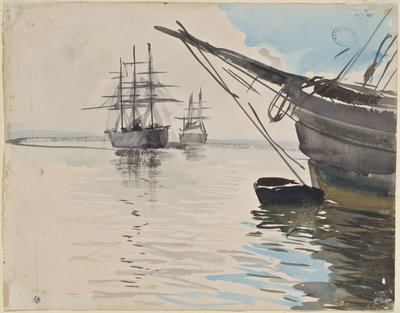 Harbor Image by Anders Zorn