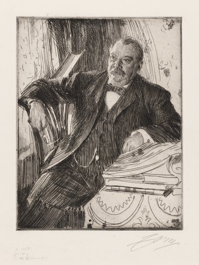 Mr Grover Cleveland by Anders Zorn